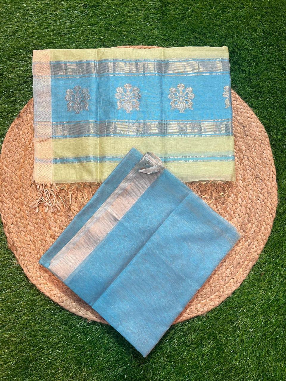 Charuvika | Maheshwari fabric set ( Top & dupatta)