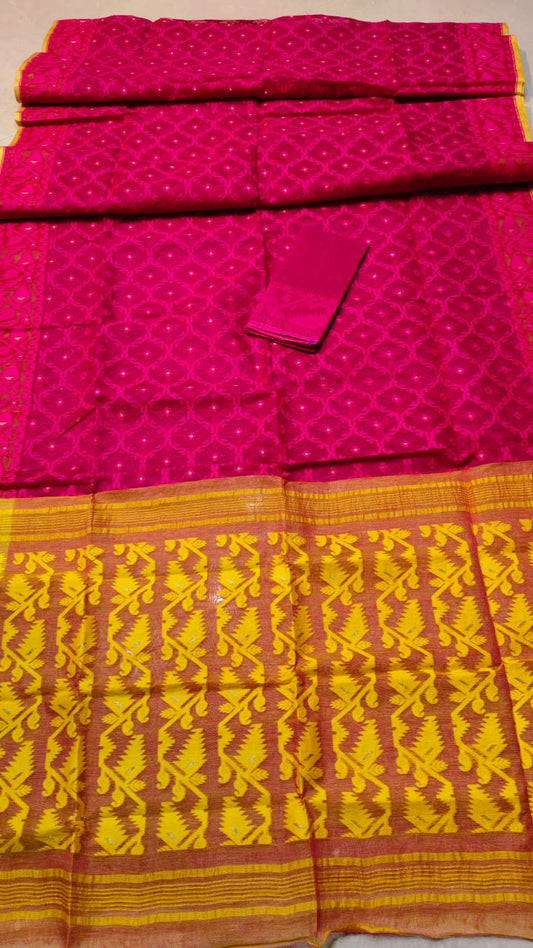 Jahnavibha | Half Silk Jamdani