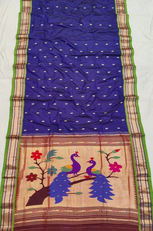 Paanvini | Yeola Paithani Pure Silk Saree