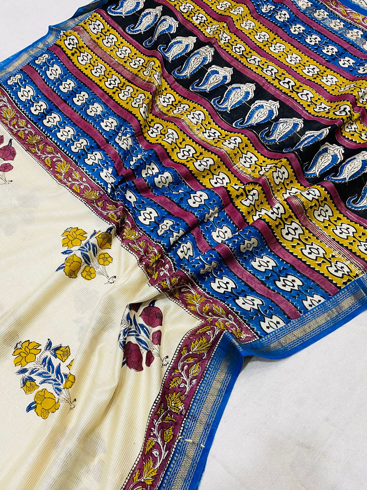 Maitreyi | Block prints on cotton silk