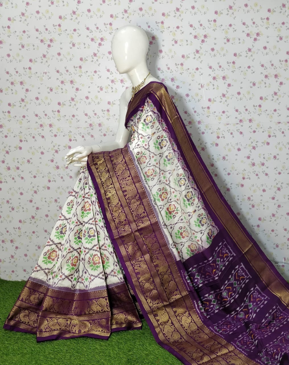 Sumathi-pochampally-ikkat-kanchi-silk | Pochampally Ikkat Kanchi Silk