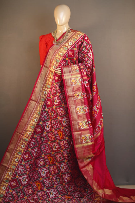 Indrani | Pochampally Ikkat silk saree
