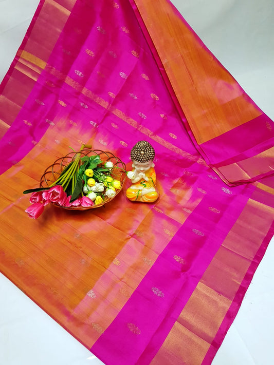 Ulnnaa | Uppada-Pattu-Nakshatra butti-Saree