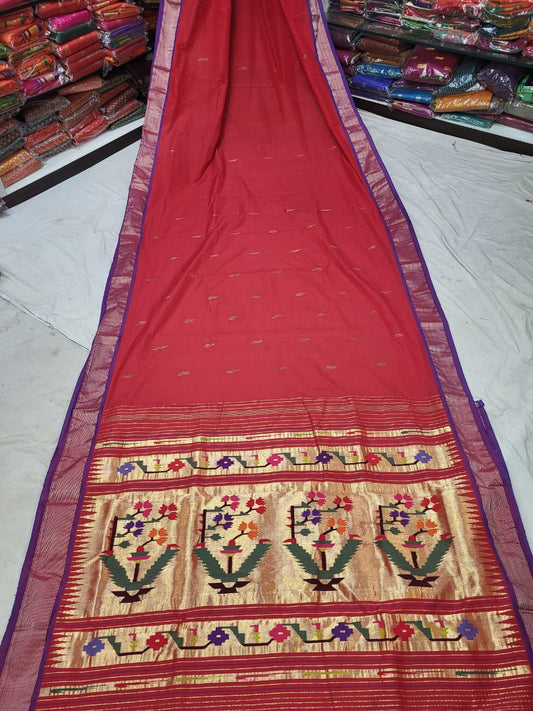 Akshaya | Cotton Handloom Paithani Saree