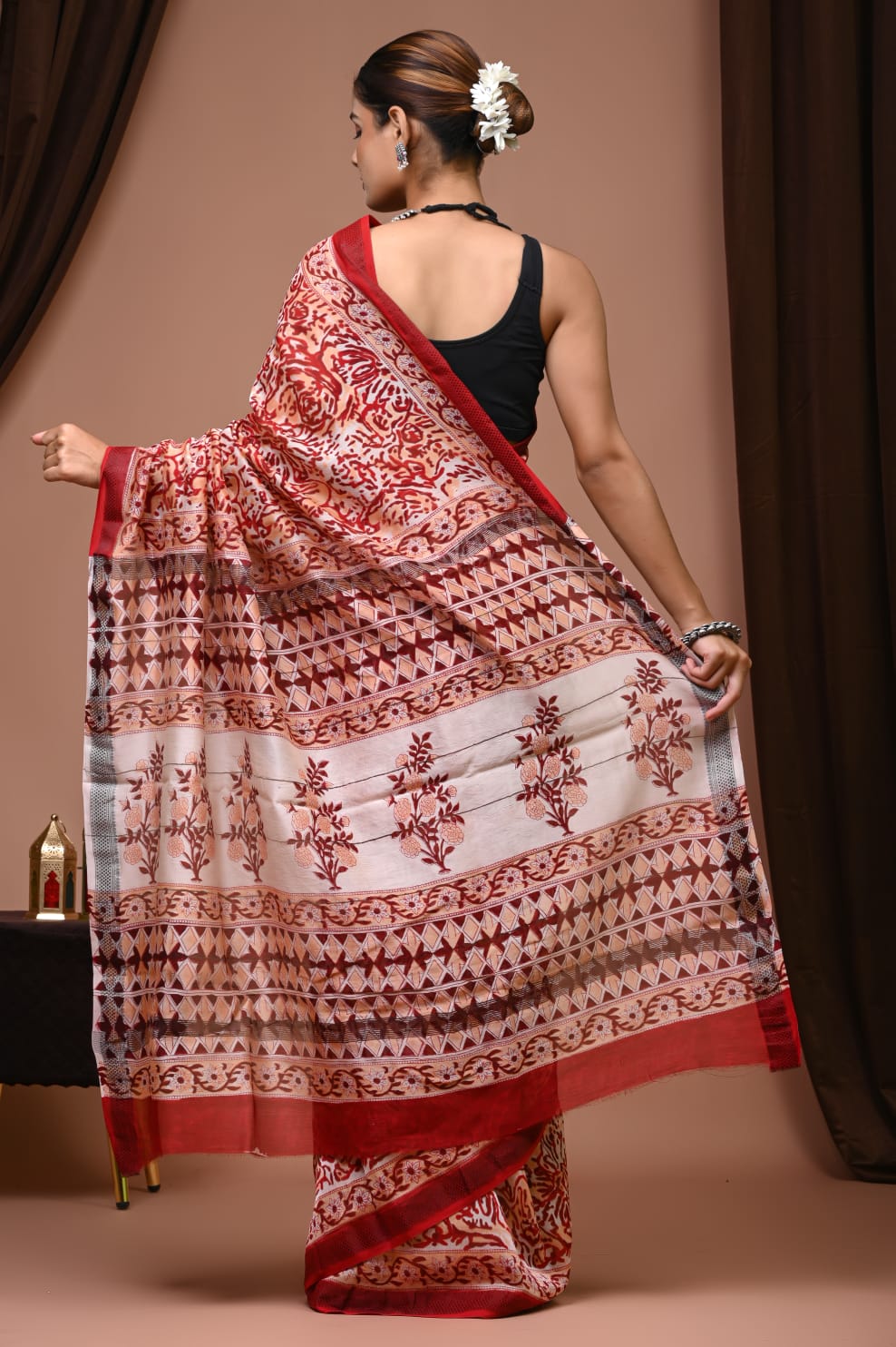 Mihika | Block prints on cotton silk