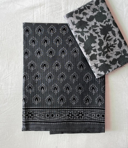 Mehta  | block printed by hand on Kota Doria cotton sarees