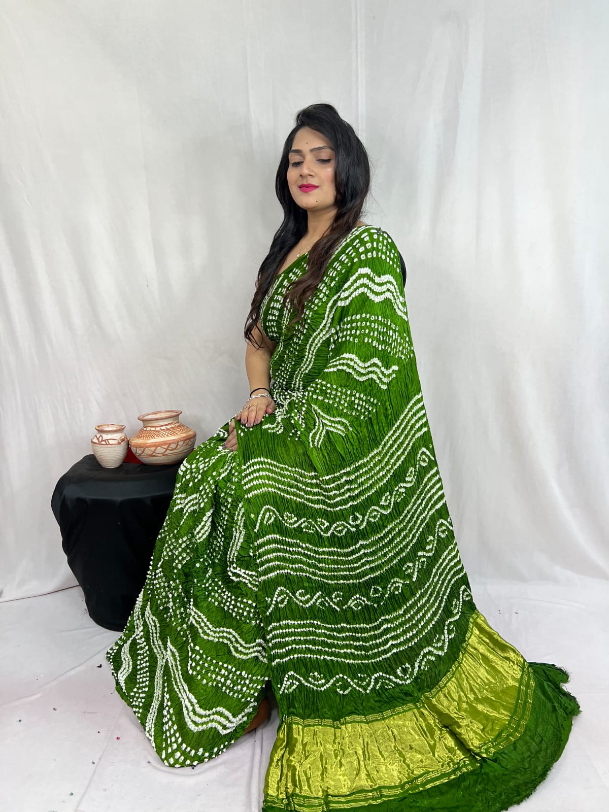 Ashsree |  Bandhej Saree