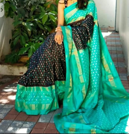 Induvara | Pochampally Ikkat silk saree