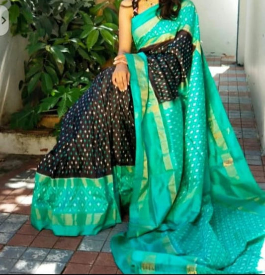 Induvara | Pochampally Ikkat silk saree