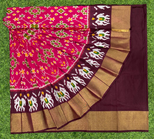 Bhavpurna | Pochampally Ikat silk saree