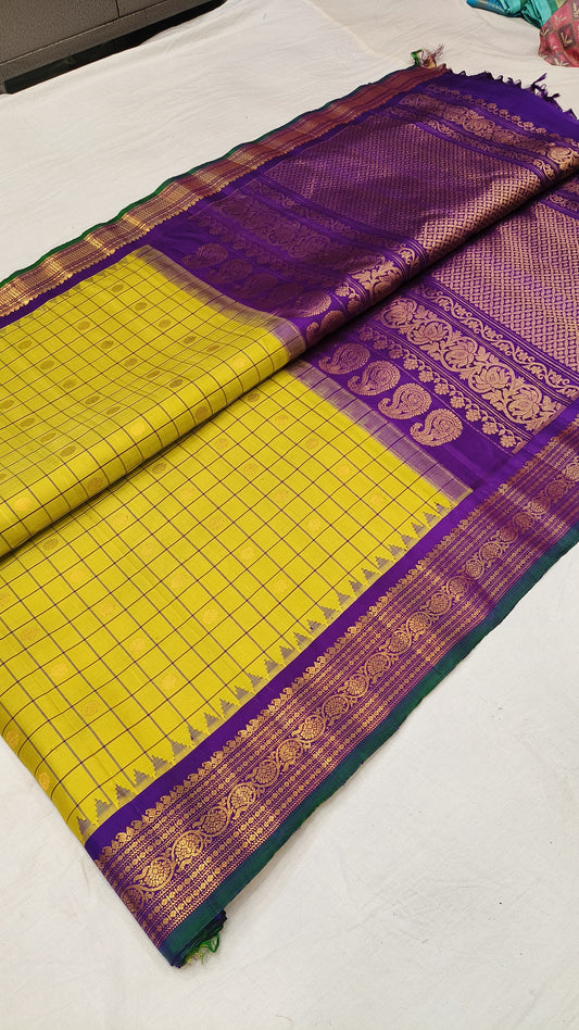 Jiya-Gadwal| Gadwal Sarees in pure Silk