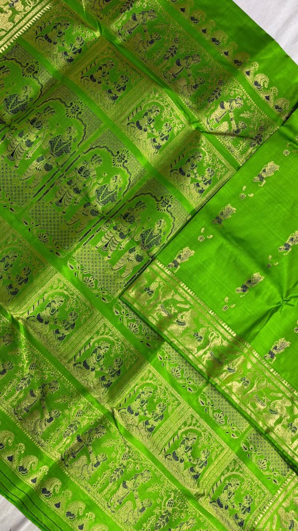 Swarnachari saree.
With silkmark.
Material silk with bp.