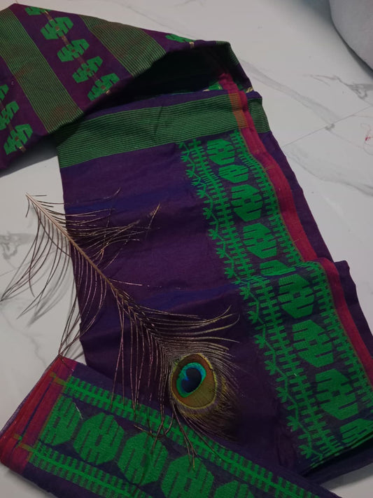 Jampriya | Soft Cotton Jamdani Saree