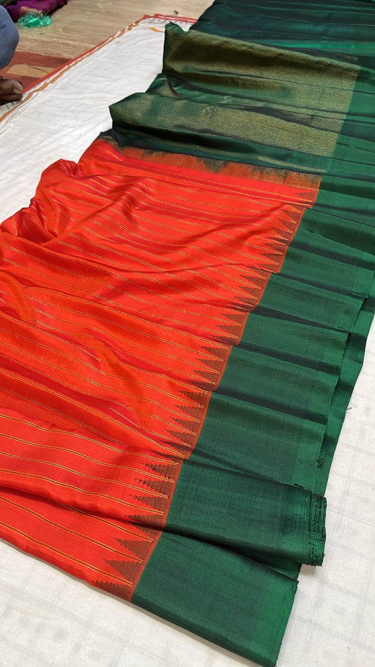 Pure silk handwoven gadwal sarees