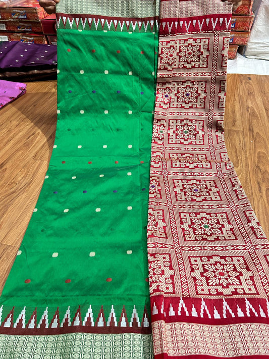 Biya |Bomkai saree in papa silk