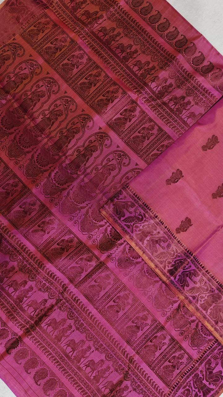 Baluvedita | Meenakari baluchari saree