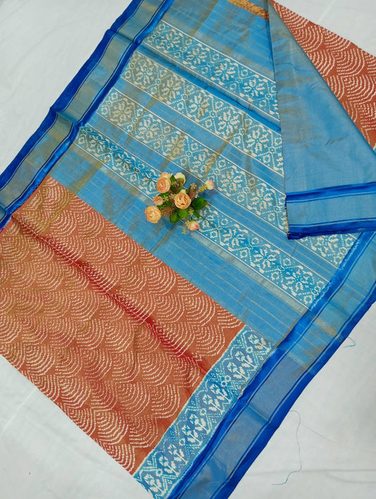 Izzah | Pochampally Ikkat silk saree