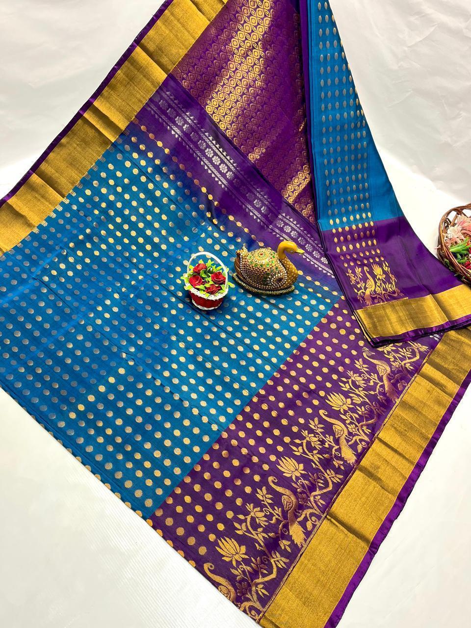 Umara | Uppada Pattu Saree with all over buttis