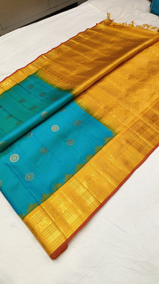 Badami-Gadwal| Gadwal Sarees in pure Silk