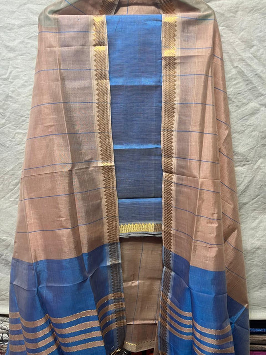 Namrutha-mangalagiri-pattu-dress-material | Mangalagiri-Pattu-Dress-Material