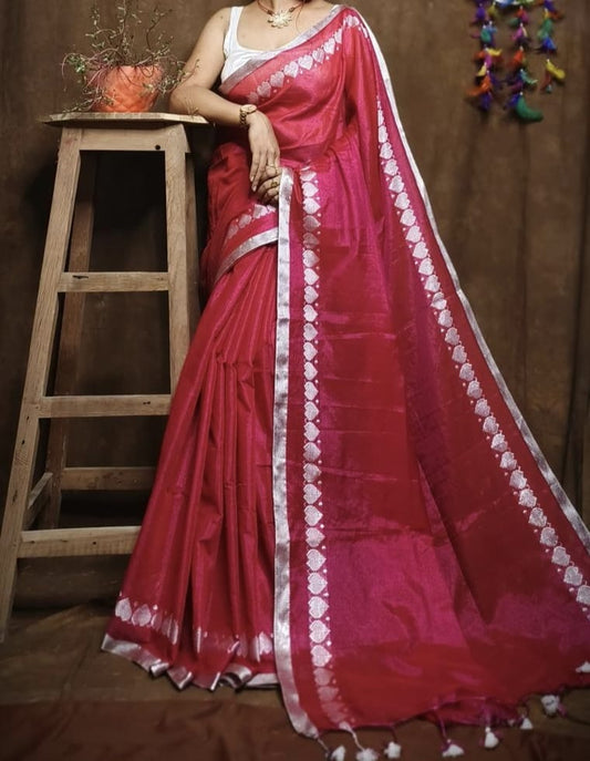 Taloni | Tissue Saree