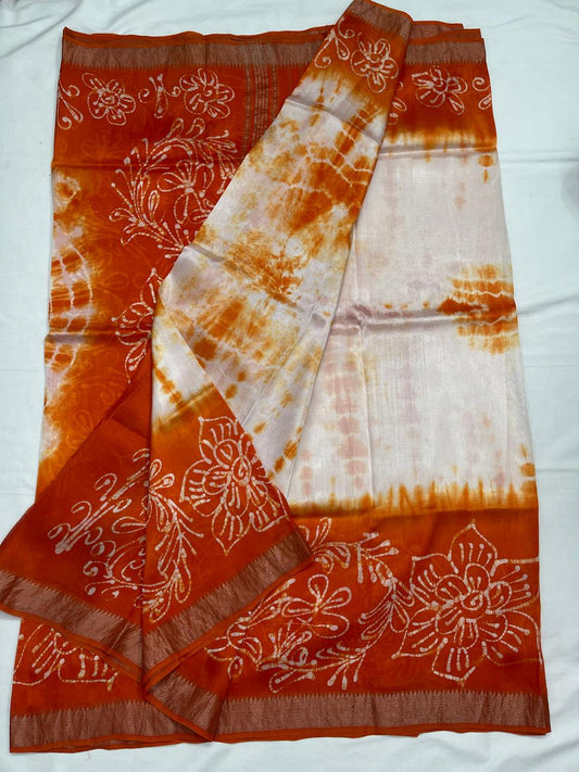 Sanjoli | Shibori Mangalagiri Saree
