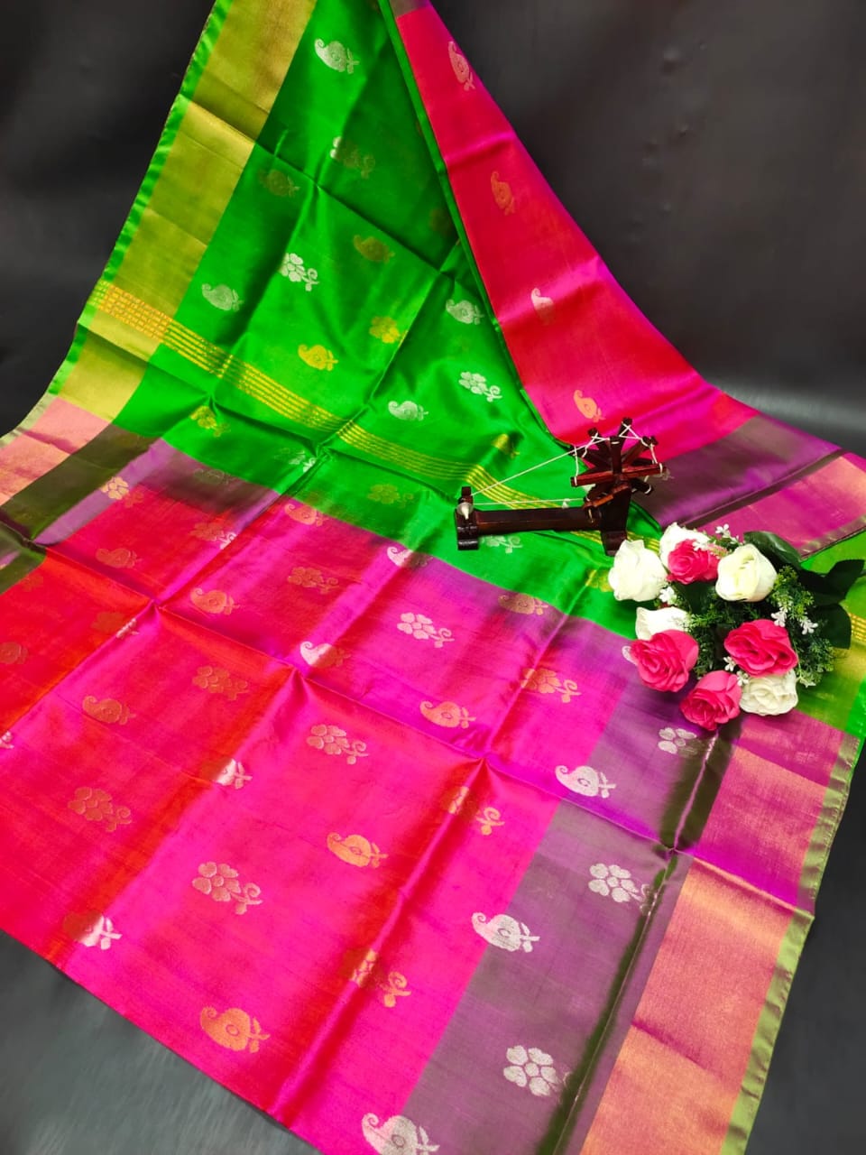 Utkarsha | Pure silk uppada saree