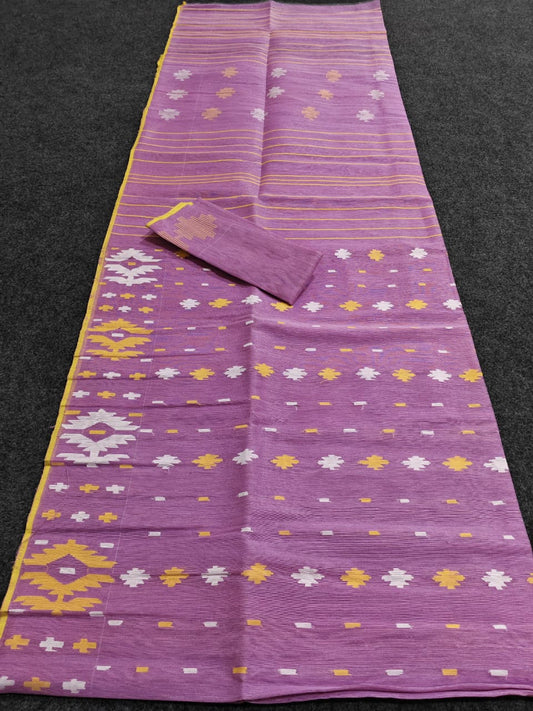 Jorlin | Cotton Silk Jamdani Saree