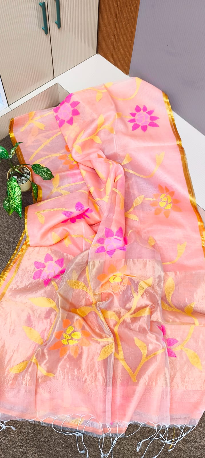 Devika | Muslin Jamdani