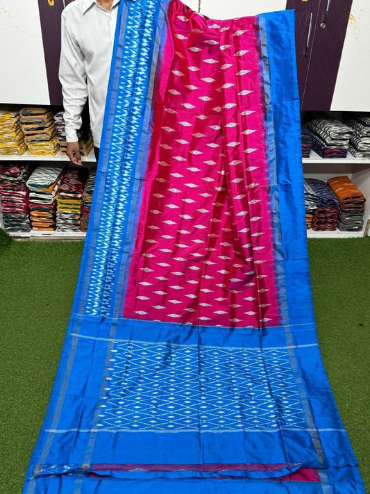 Deepal | Pure silk ikat saree