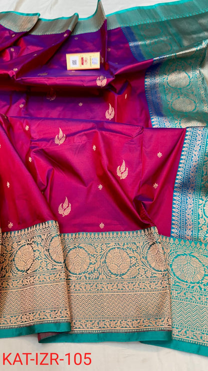 Burhani | Katan Silk Banarasee Saree