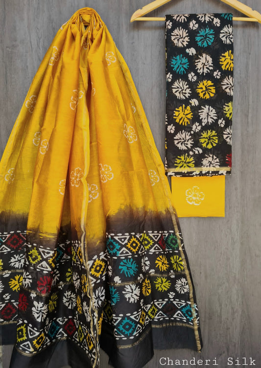 Hamann | hand block printed chanderi sarees