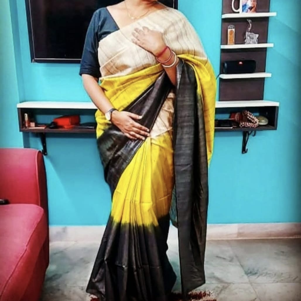 Ciyara | Tussar Ghicha Dyed Saree