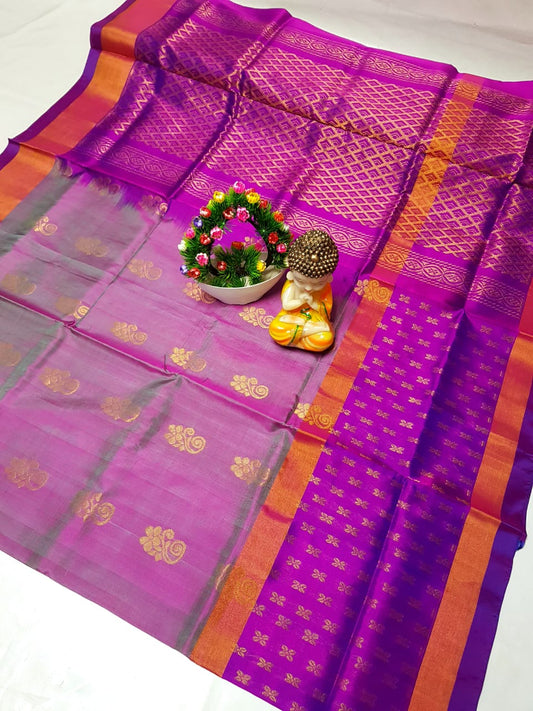 Utkalika | Uppada Pattu Saree with big buttas