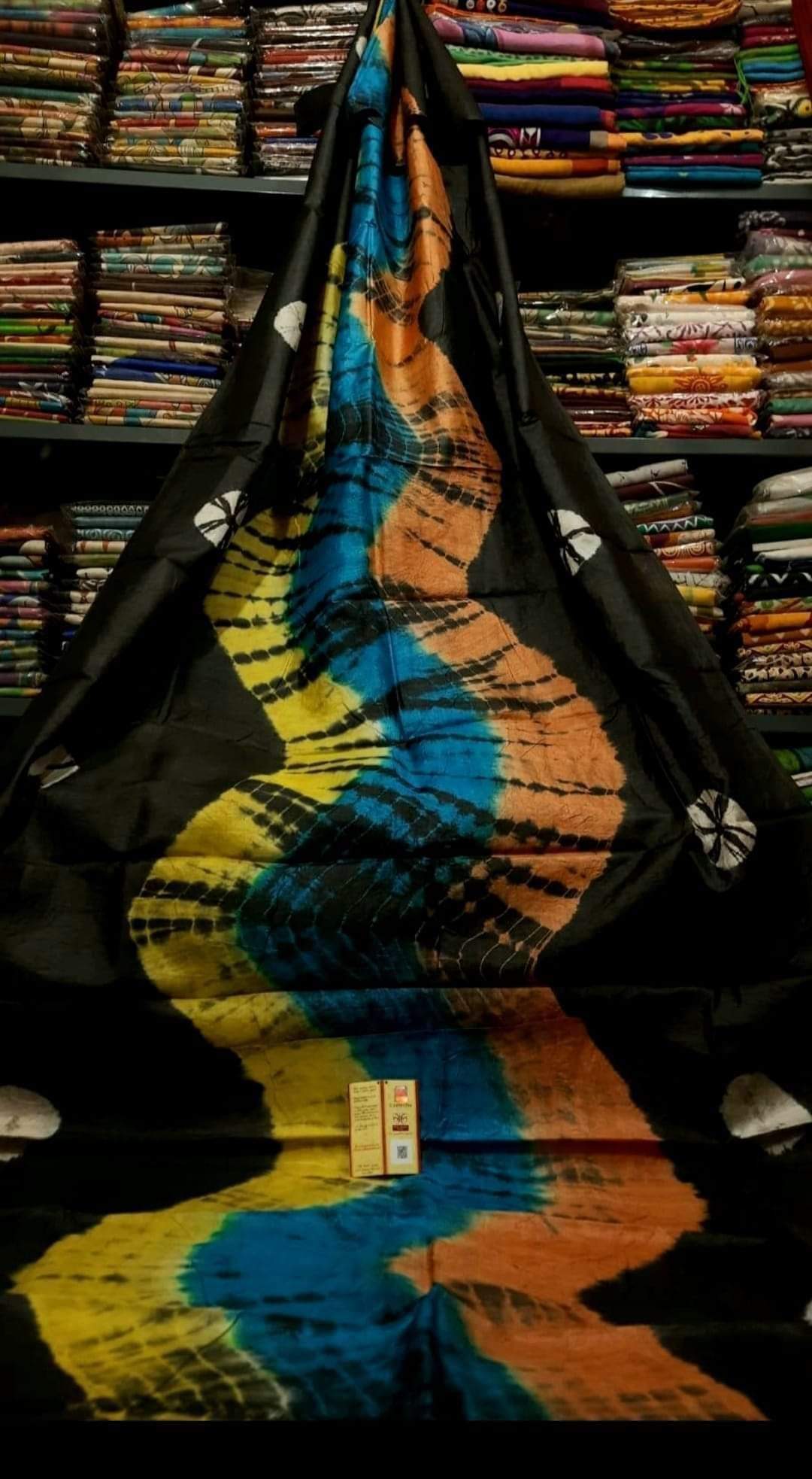 Murshidabad Pure Silk
 Dye Shivori Work Sarees 
With Blouse Piece 