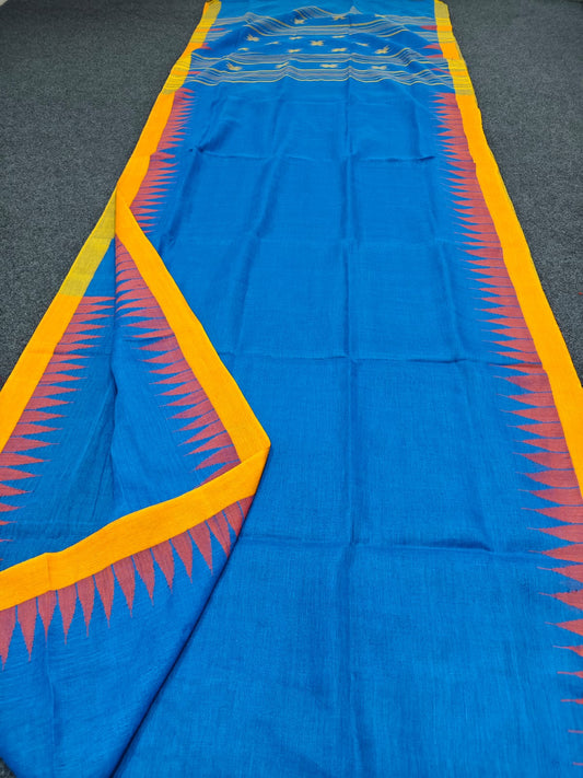 Handloom manipuri cotton saree
With bp