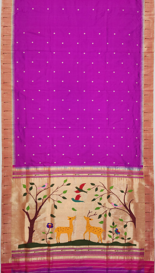 Sinmita | Single Muniya Paithani Silk Saree