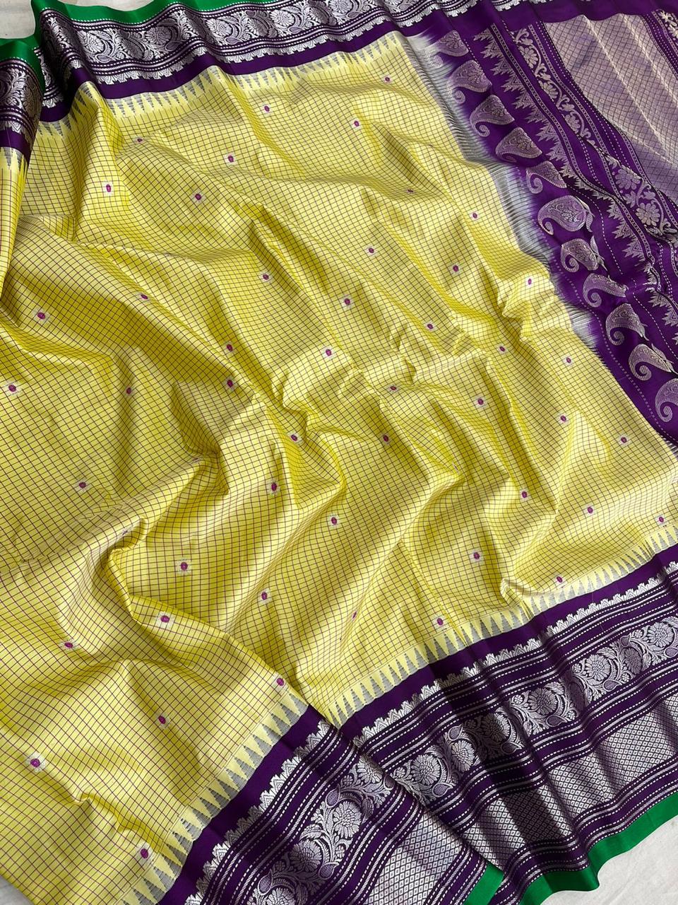 Ganguly Gadwal | Gadwal Sarees in pure Silk