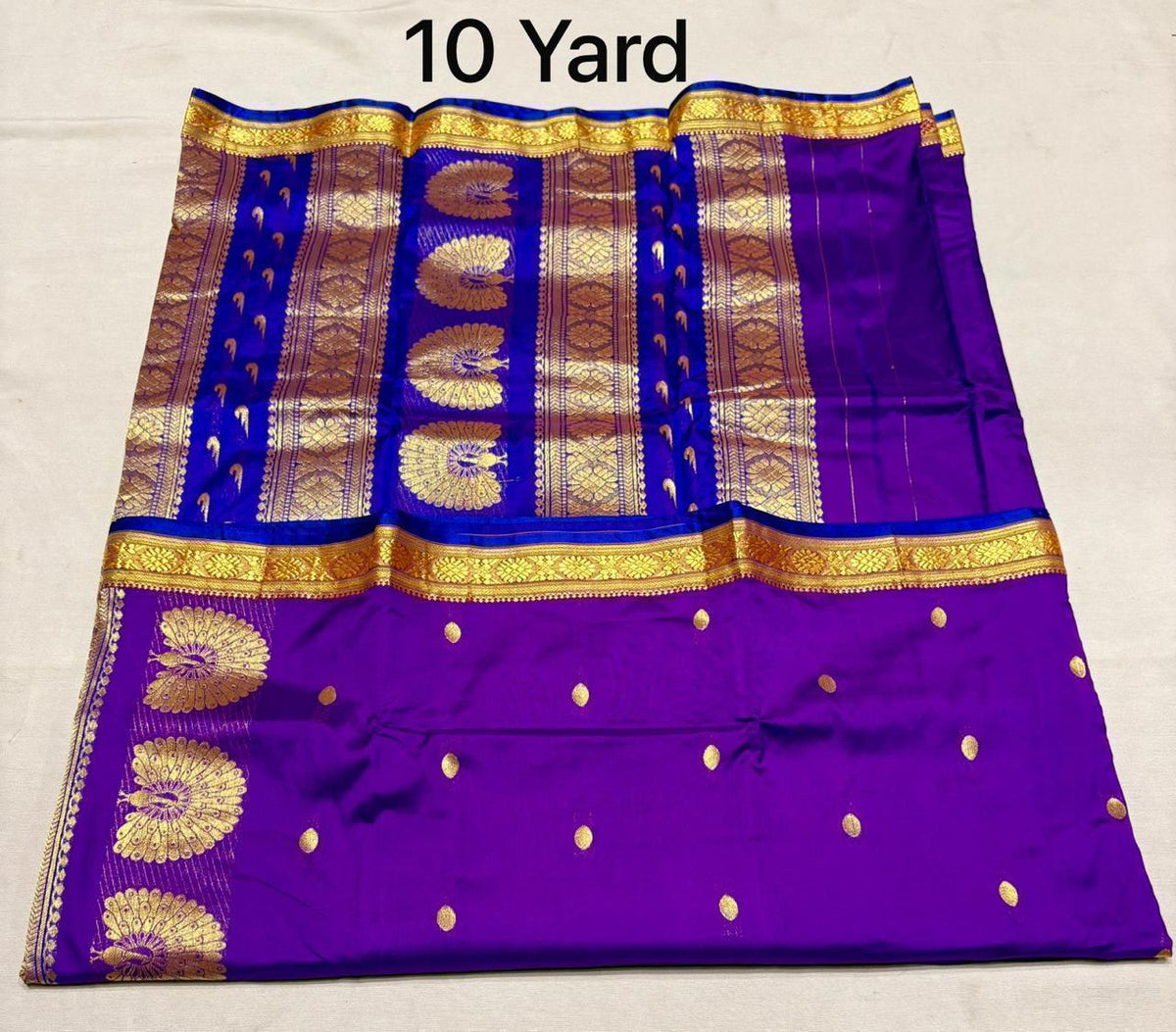 9 yards pure silk Jijamata saree