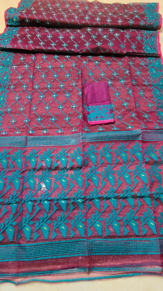 Janakivika | Half Silk Jamdani