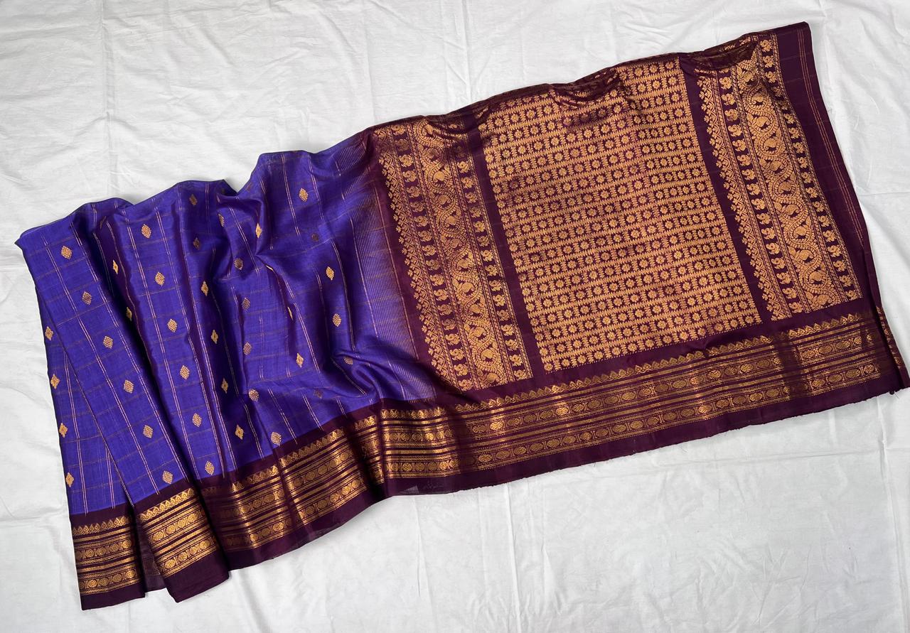 Fatima | Gadwal Sarees in Silk Cotton