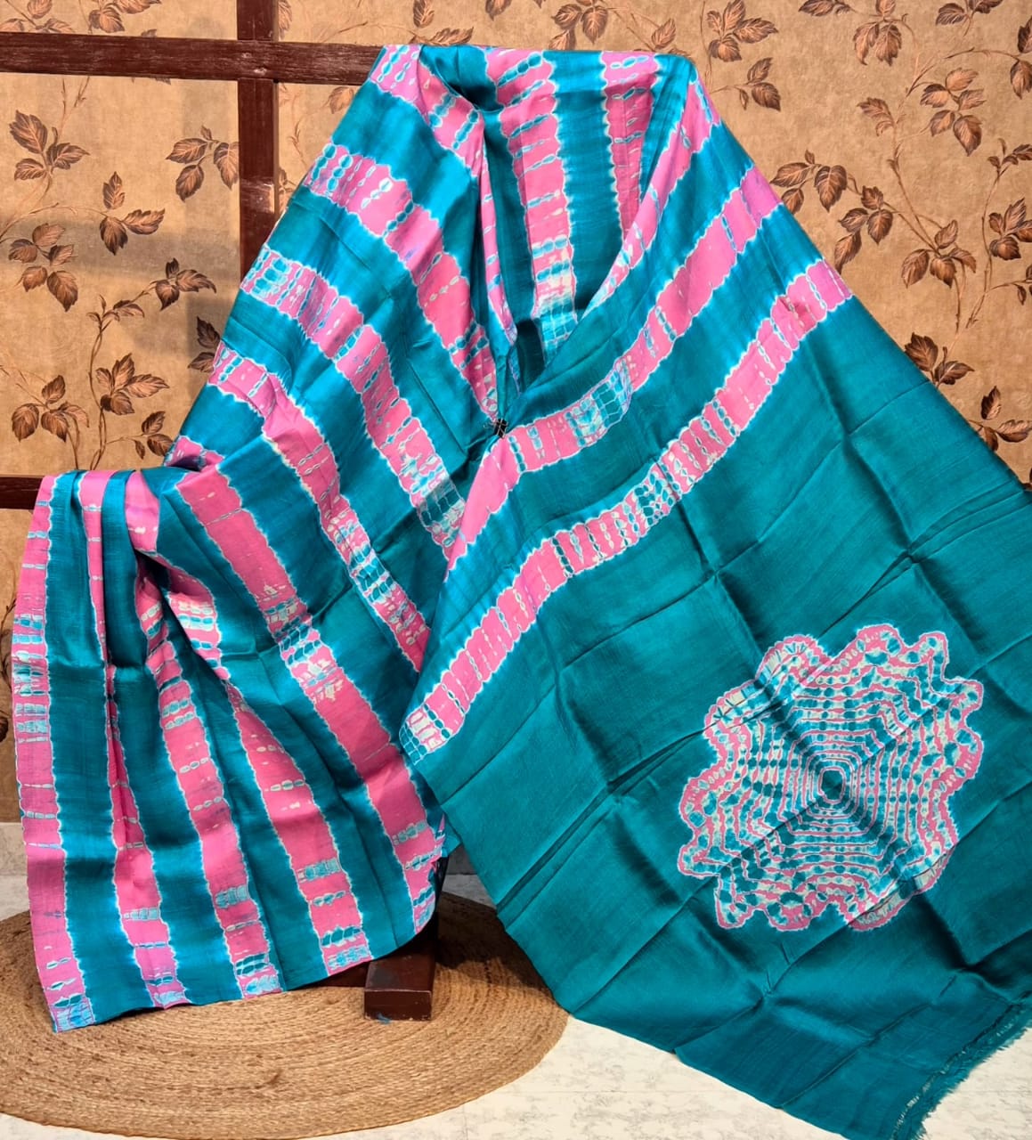 Shivrani | Shibori on Murshidabad Silk