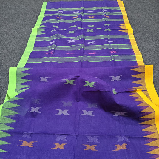 Handloom manipuri cotton saree
With bp
