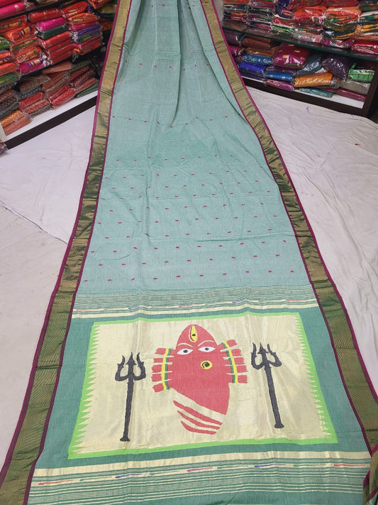 Akshara | Cotton Handloom Paithani Saree