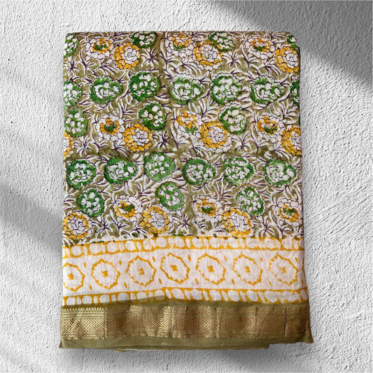 Miyana | Block prints on cotton silk