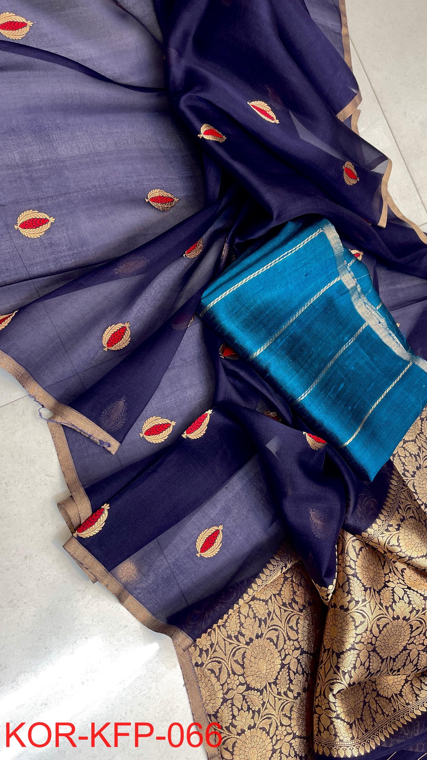 Bharani | PURE KORA SILK SAREES