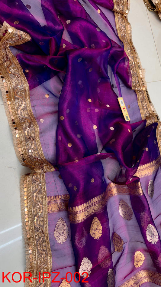 Aaratidevi | Banarasi Tissue Silk Saree