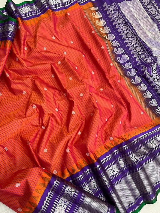 Athulya | Gadwal Sarees in pure Silk