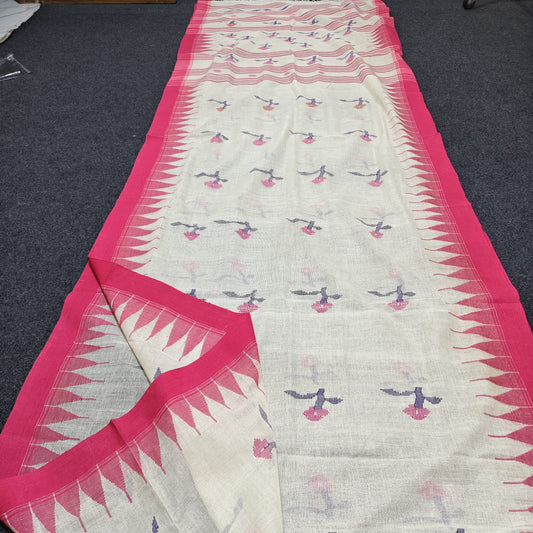 Authentic handloom 
monipuri cotton saree
With bp
