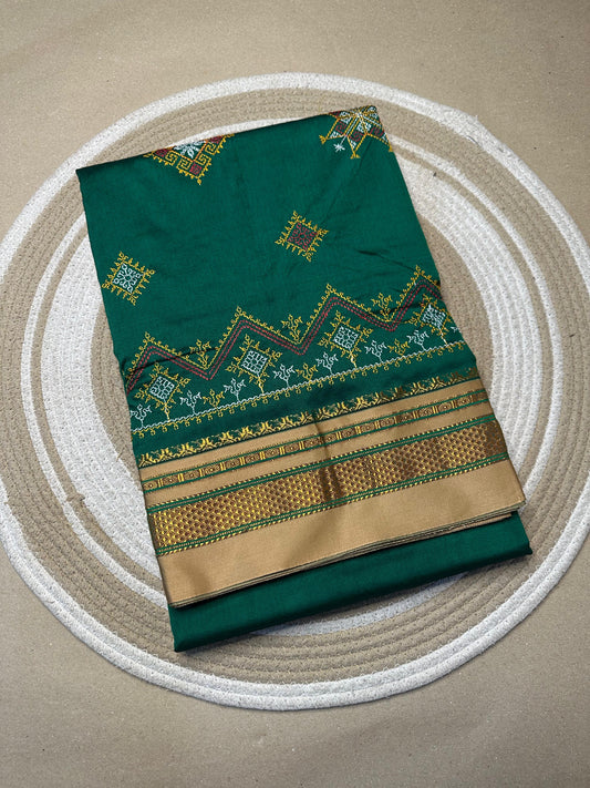 Kasita | Kasuti Work on Cotton Saree
